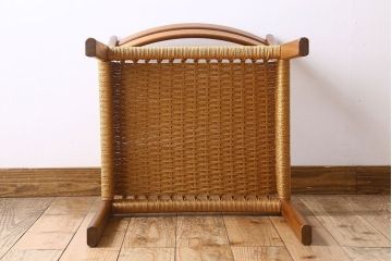 北欧家具　ビンテージ　ペーパーコードチェア(ダイニングチェア)(1)