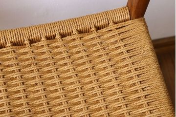 北欧家具　ビンテージ　ペーパーコードチェア(ダイニングチェア)(2)