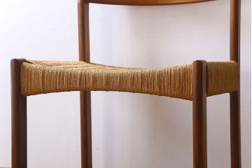 北欧家具　ビンテージ　ペーパーコードチェア(ダイニングチェア)(2)