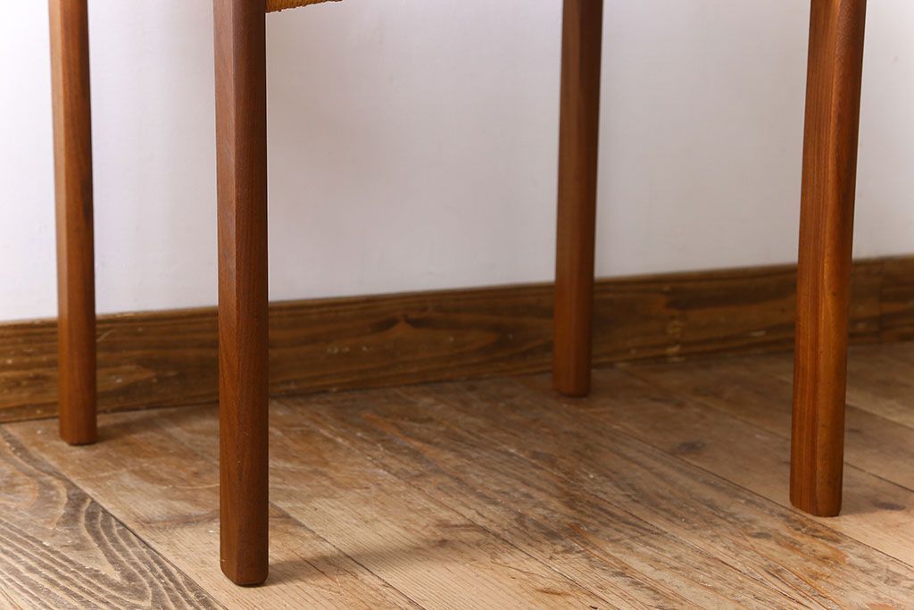 北欧家具　ビンテージ　ペーパーコードチェア(ダイニングチェア)(2)