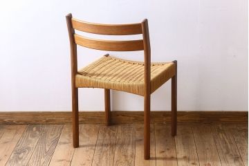 北欧家具　ビンテージ　ペーパーコードチェア(ダイニングチェア)(2)