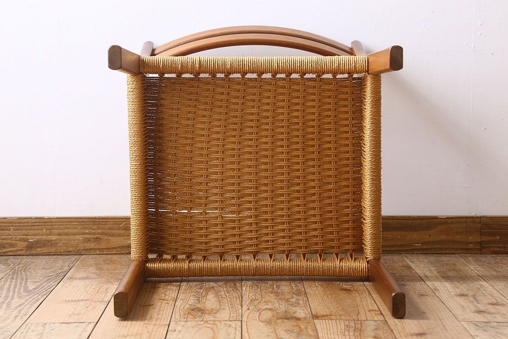 北欧家具　ビンテージ　ペーパーコードチェア(ダイニングチェア)(2)