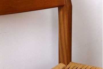 北欧家具　ビンテージ　ペーパーコードチェア(ダイニングチェア)(3)