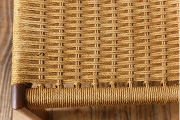 北欧家具　ビンテージ　ペーパーコードチェア(ダイニングチェア)(3)