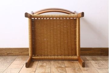 北欧家具　ビンテージ　ペーパーコードチェア(ダイニングチェア)(3)