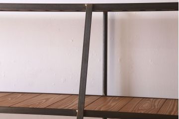 ラフジュ工房オリジナル　アイアンフレームのディスプレイラック【大】(陳列棚・飾り棚)(2)