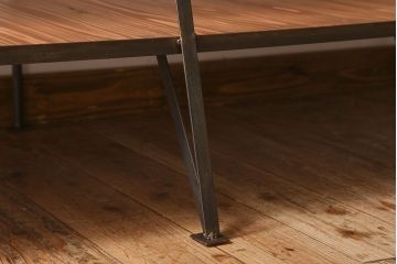 ラフジュ工房オリジナル　アイアンフレームのディスプレイラック【大】(陳列棚・飾り棚)(2)