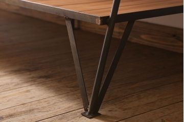 ラフジュ工房オリジナル　アイアンフレームのディスプレイラック【大】(陳列棚・飾り棚)(2)