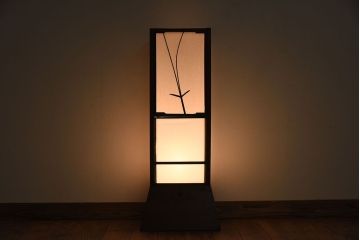 江戸明治期!和製アンティークの行灯(フロアスタンド)