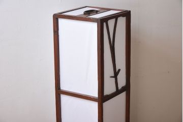 江戸明治期!和製アンティークの行灯(フロアスタンド)