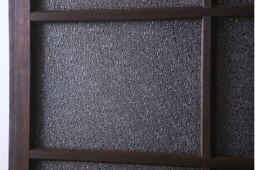 和製アンティーク　ダイヤガラス入り!おしゃれなデザインのガラス戸