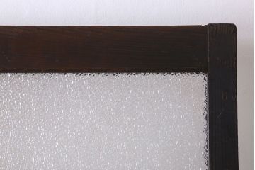 和製アンティーク　ダイヤガラス入り!おしゃれなデザインのガラス戸