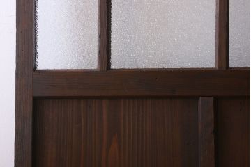 和製アンティーク　ダイヤガラス入り!おしゃれなデザインのガラス戸