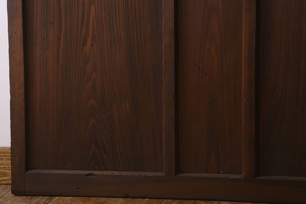 和製アンティーク　ダイヤガラス入り!おしゃれなデザインのガラス戸