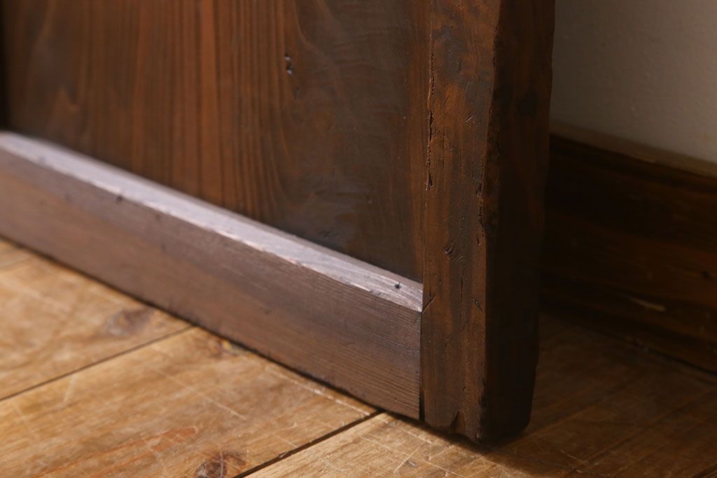 和製アンティーク　ダイヤガラス入り!おしゃれなデザインのガラス戸