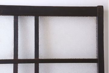 和製アンティーク　ダイヤガラス入り!おしゃれなデザインのガラス戸