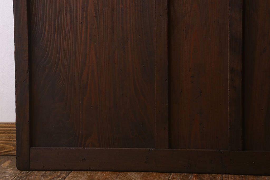 和製アンティーク　ダイヤガラス入り!おしゃれなデザインのガラス戸