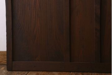 和製アンティーク　ダイヤガラス入り!おしゃれなデザインのガラス戸