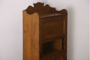 アンティーク家具　おしゃれなオーク材製ライティングビューロー　イギリスアンティーク