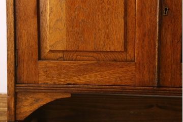 アンティーク家具　おしゃれなオーク材製ライティングビューロー　イギリスアンティーク