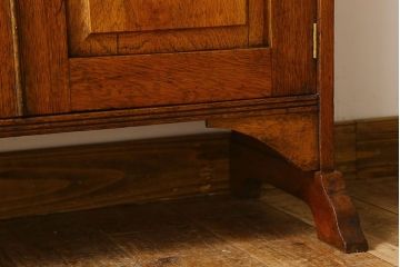 アンティーク家具　おしゃれなオーク材製ライティングビューロー　イギリスアンティーク