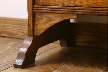 アンティーク家具　おしゃれなオーク材製ライティングビューロー　イギリスアンティーク