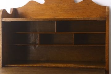 アンティーク家具　おしゃれなオーク材製ライティングビューロー　イギリスアンティーク