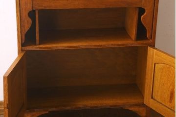 アンティーク家具　おしゃれなオーク材製ライティングビューロー　イギリスアンティーク