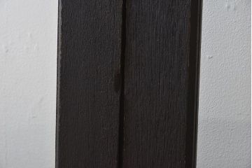 【M様ご成約分-左】ビンテージ　両開き　無垢材!特大ガラスドア2枚セット(間仕切り・パーテーション)