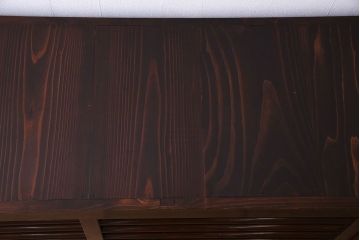 アンティーク家具　上品な和製アンティークの昇り引き出し付き水屋箪笥サイドボード　6尺