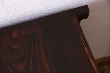 アンティーク家具　上品な和製アンティークの昇り引き出し付き水屋箪笥サイドボード　6尺