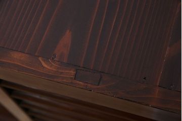 アンティーク家具　上品な和製アンティークの昇り引き出し付き水屋箪笥サイドボード　6尺