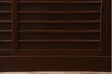 アンティーク家具　上品な和製アンティークの昇り引き出し付き水屋箪笥サイドボード　6尺