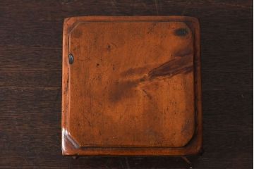 アンティーク家具　昭和期　古い木のアンティーク花台