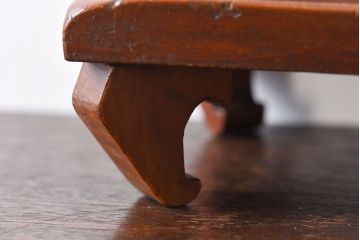 アンティーク家具　昭和期　古い木のアンティーク花台