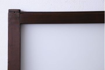 和製アンティーク　ダイヤガラス・すりガラス入り!おしゃれなデザインのガラス戸