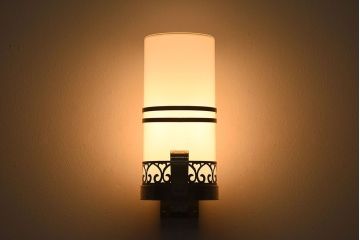 昭和レトロ　シンプルなアンティーク壁掛け照明(2)