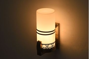 昭和レトロ　シンプルなアンティーク壁掛け照明(2)