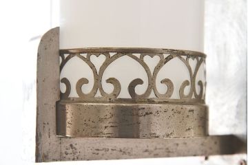 昭和レトロ　シンプルなアンティーク壁掛け照明(2)