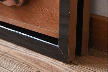 古民具・骨董　アンティーク　恵比寿・大黒　彫刻欄間一対