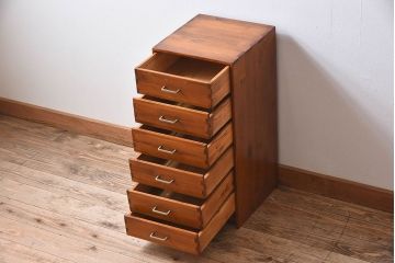 中古　手作り　シンプルな縦型小引き出し
