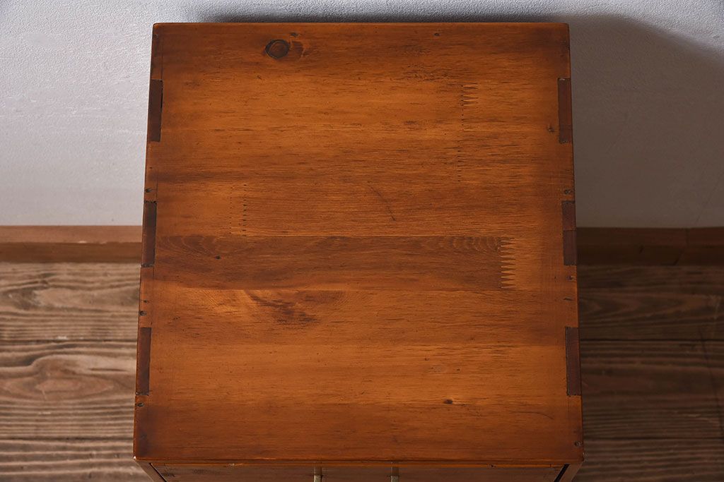中古　手作り　シンプルな縦型小引き出し