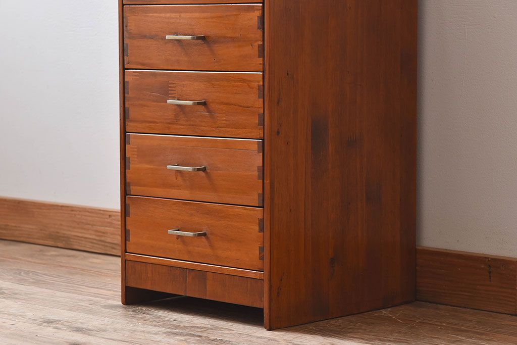 中古　手作り　シンプルな縦型小引き出し