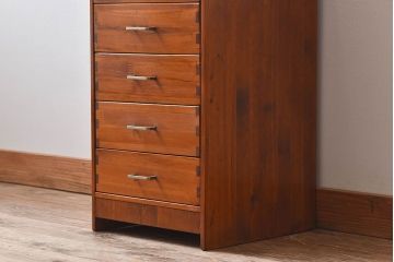 中古　手作り　シンプルな縦型小引き出し
