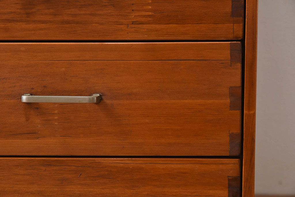 中古　手作り　シンプルな縦型小引き出し