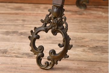 アンティーク雑貨　中古　ビンテージ　真鍮　イタリア製　ロココ様式　特大イーゼル