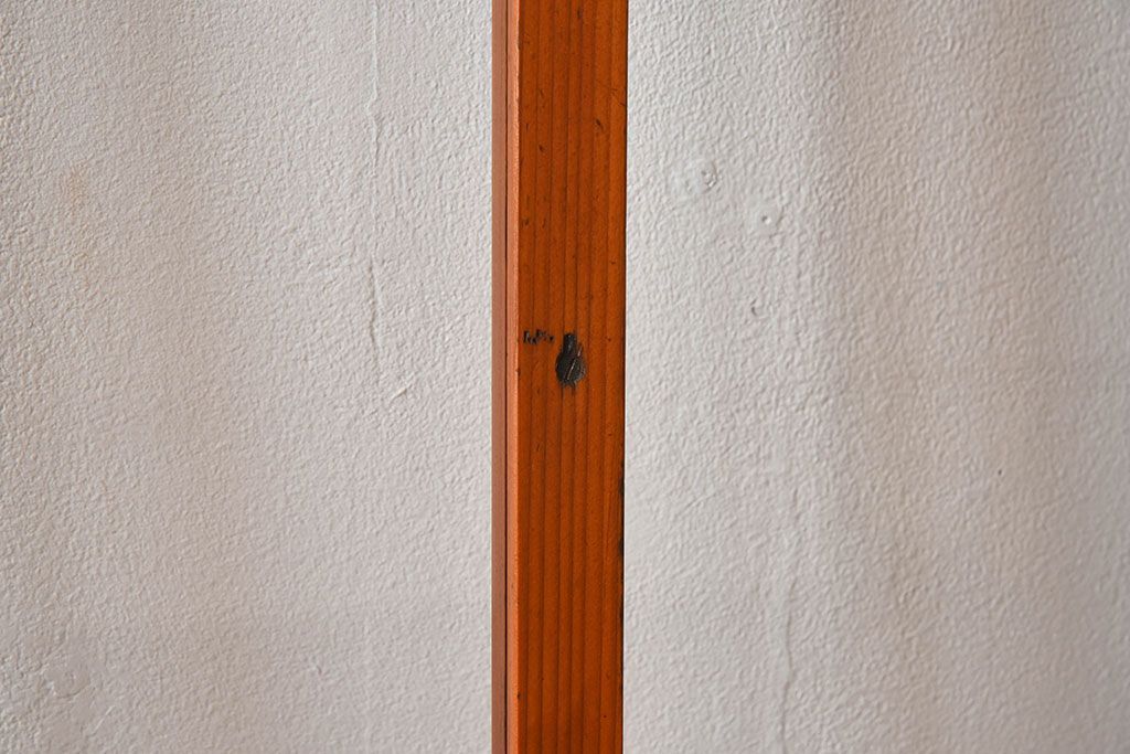 和製アンティーク　レトロな古い木のガラス戸2枚セット(2)