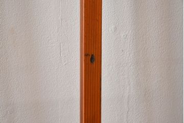 和製アンティーク　レトロな古い木のガラス戸2枚セット(2)