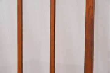 和製アンティーク　レトロな古い木のガラス戸2枚セット(2)