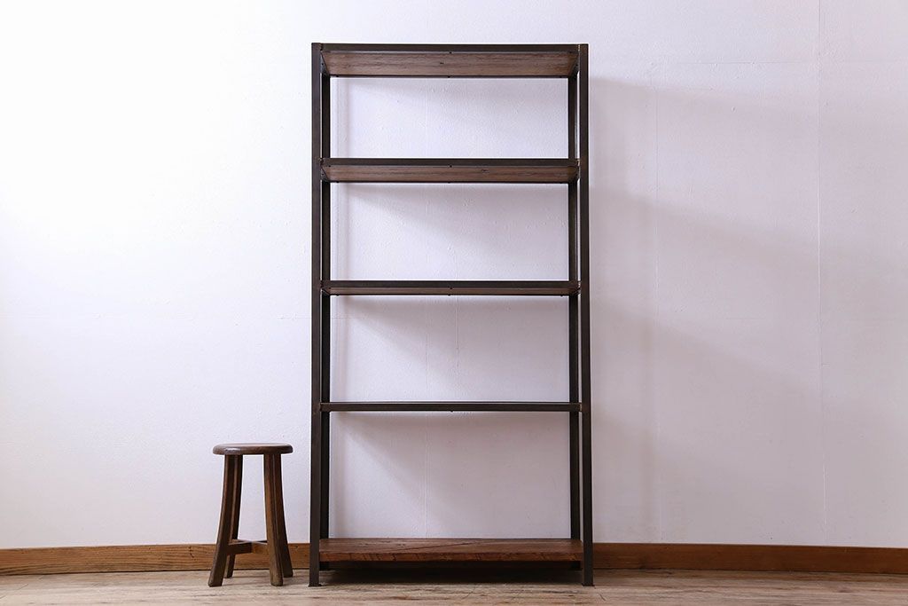 シンプルなラフジュ工房オリジナルアイアンラック【小】(1)